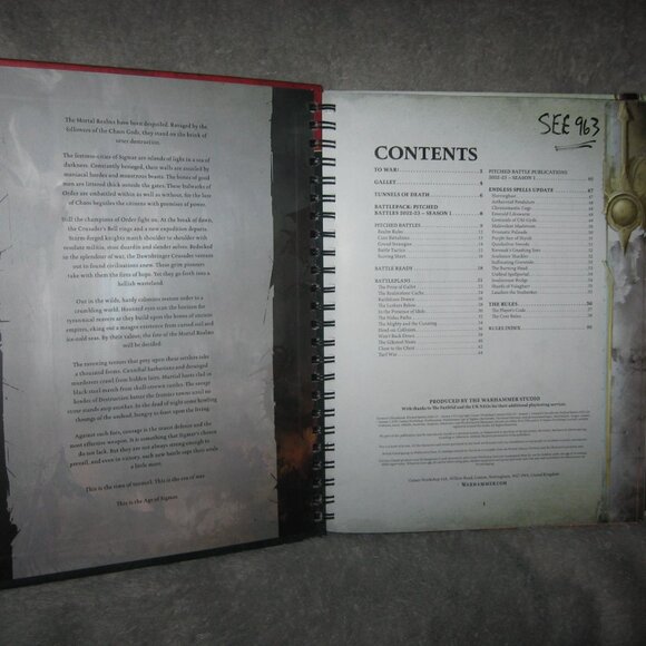 Warhammer Hardcover Book 40,000 40K General's Handbook 2023-23 Battles 2409A7 - Picture 4 of 9